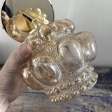 Gold tilting wall light