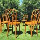 8 chaises bistrot
