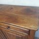 Solid walnut sideboard with 2 doors and 2 drawers, late 19th century