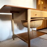 Danish design sewing table Hans Wegner edition Andréas Tuck 1950
