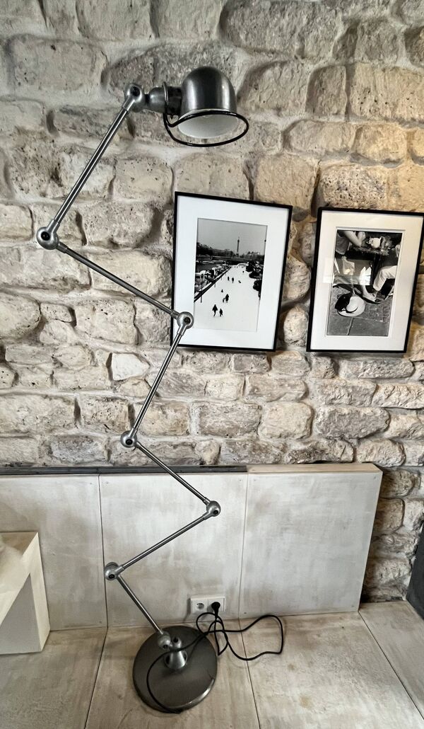 Lampadaire Loft Zigzag métal / 6 bras - H max 240 cm