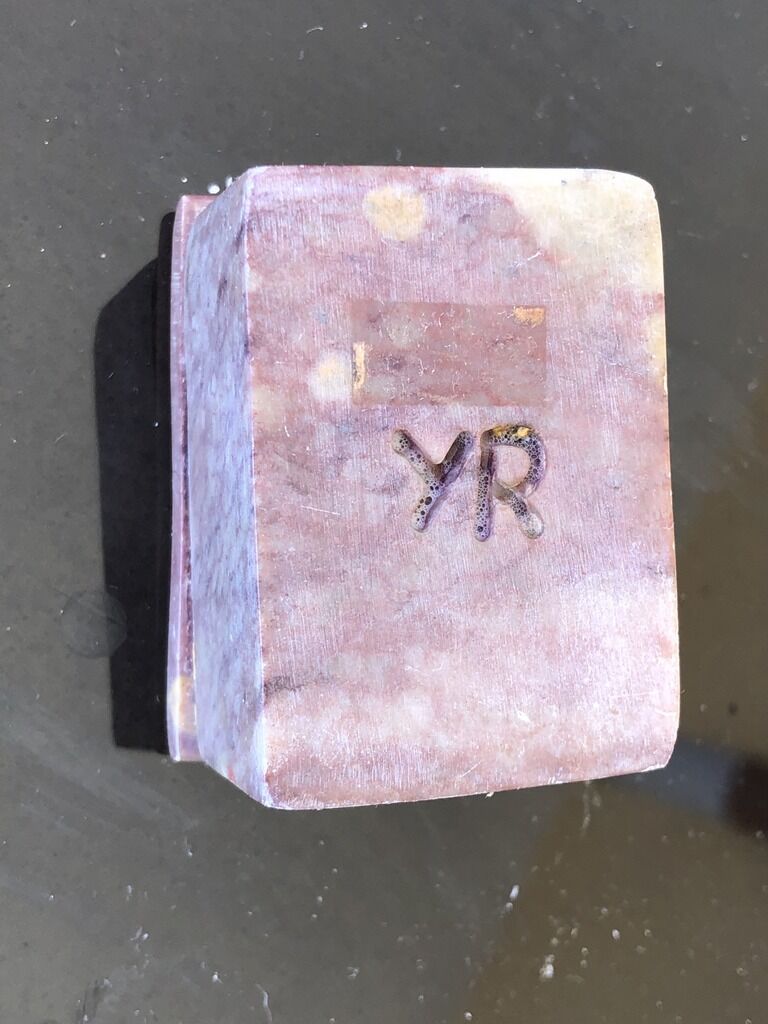 Stone and mother-of-pearl box