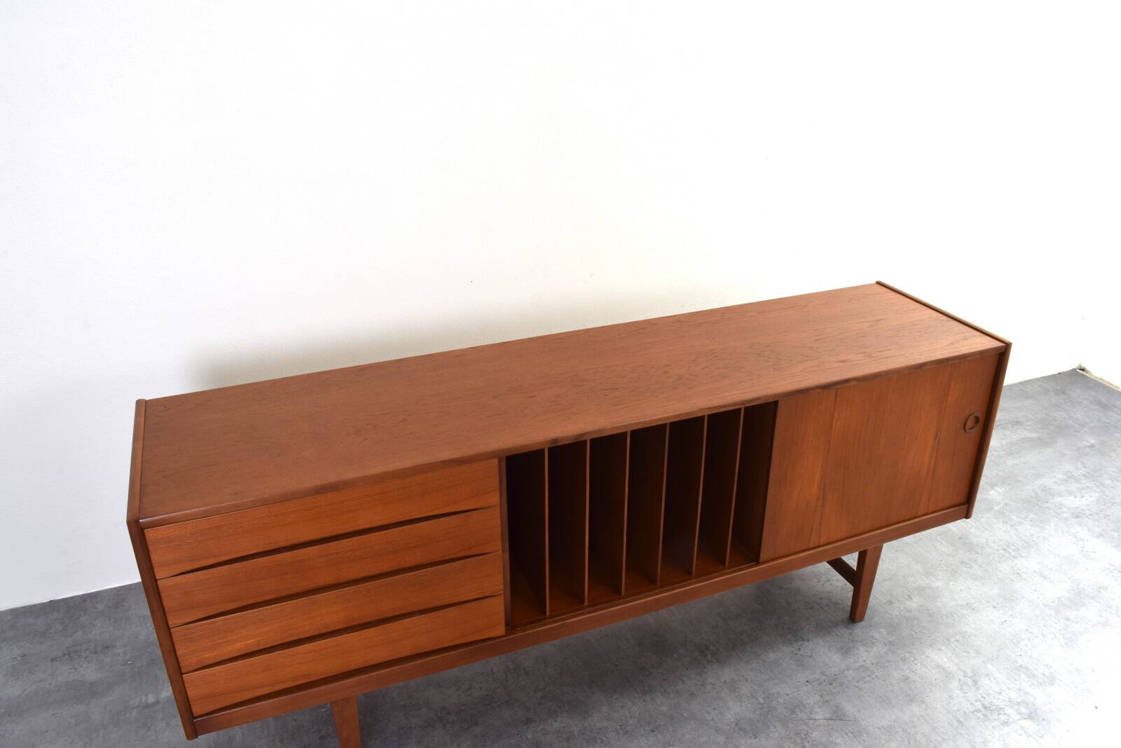 Hi-Fi sideboard in teak mid-century Ulvö by Erik Wørts for Ikea, 1960s.