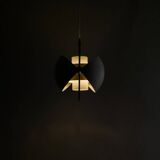 Vintage Danish Mid Century Louis Weisdorf White "Multi Lite" Pendant, 1960s