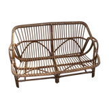 Rattan bench from the 1960s