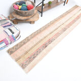 Narrow Wool Turkish Runner Rug  315x59cm