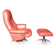 Vintage Swedish armchair and ottoman Anderssons