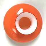 Vintage orange glass day blinds