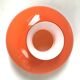 Vintage orange glass day blinds