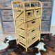 Chiffonnier en rotin vintage