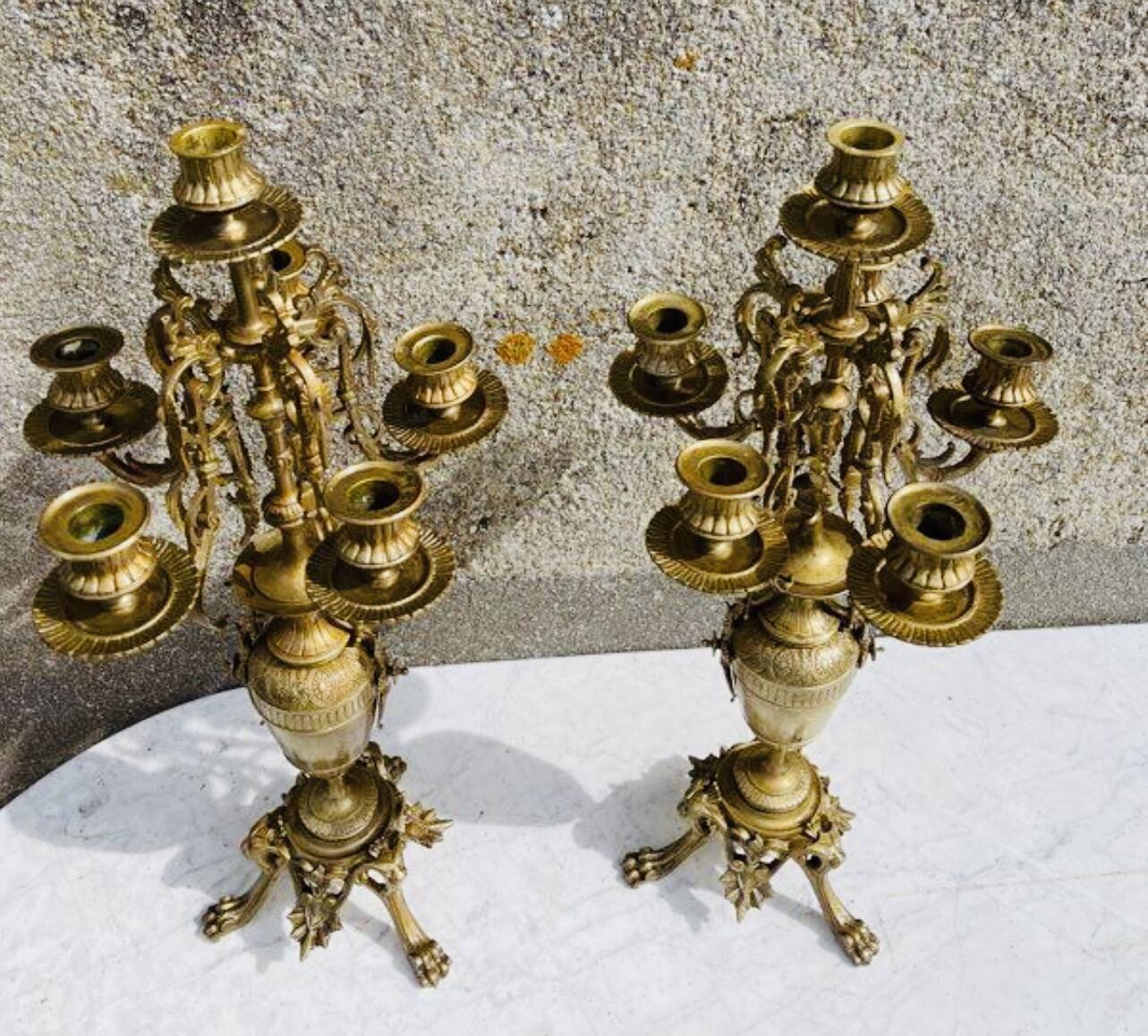 Candélabres en bronzes