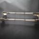 Sterling silver sugar tongs 19th century