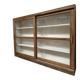 Large antique display cabinet