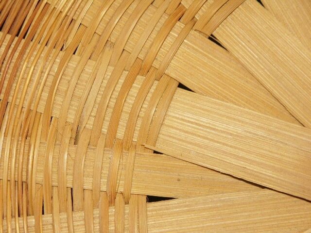 Lot 3 baskets gigogne in vintage rattan 70s/80s