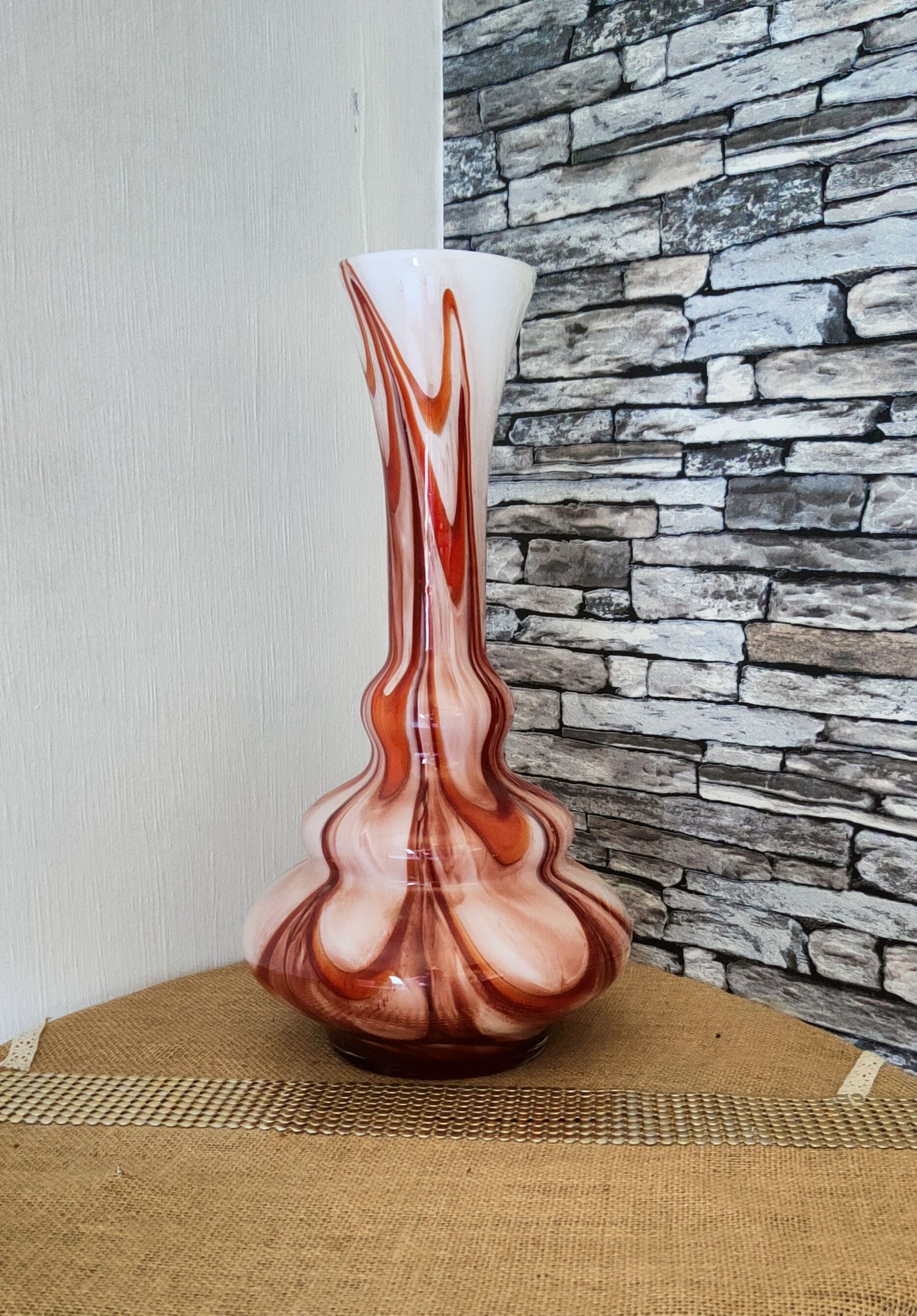 Moretti carle vase made of Florence glass
