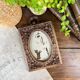 antique carved wooden photo frame