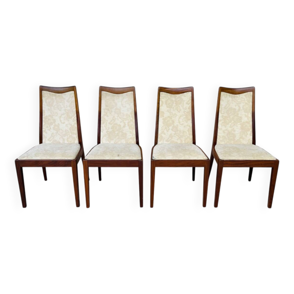 4 chaises G-Plan vintage 1960