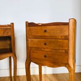 Pair of bedside or side tables Louis XV