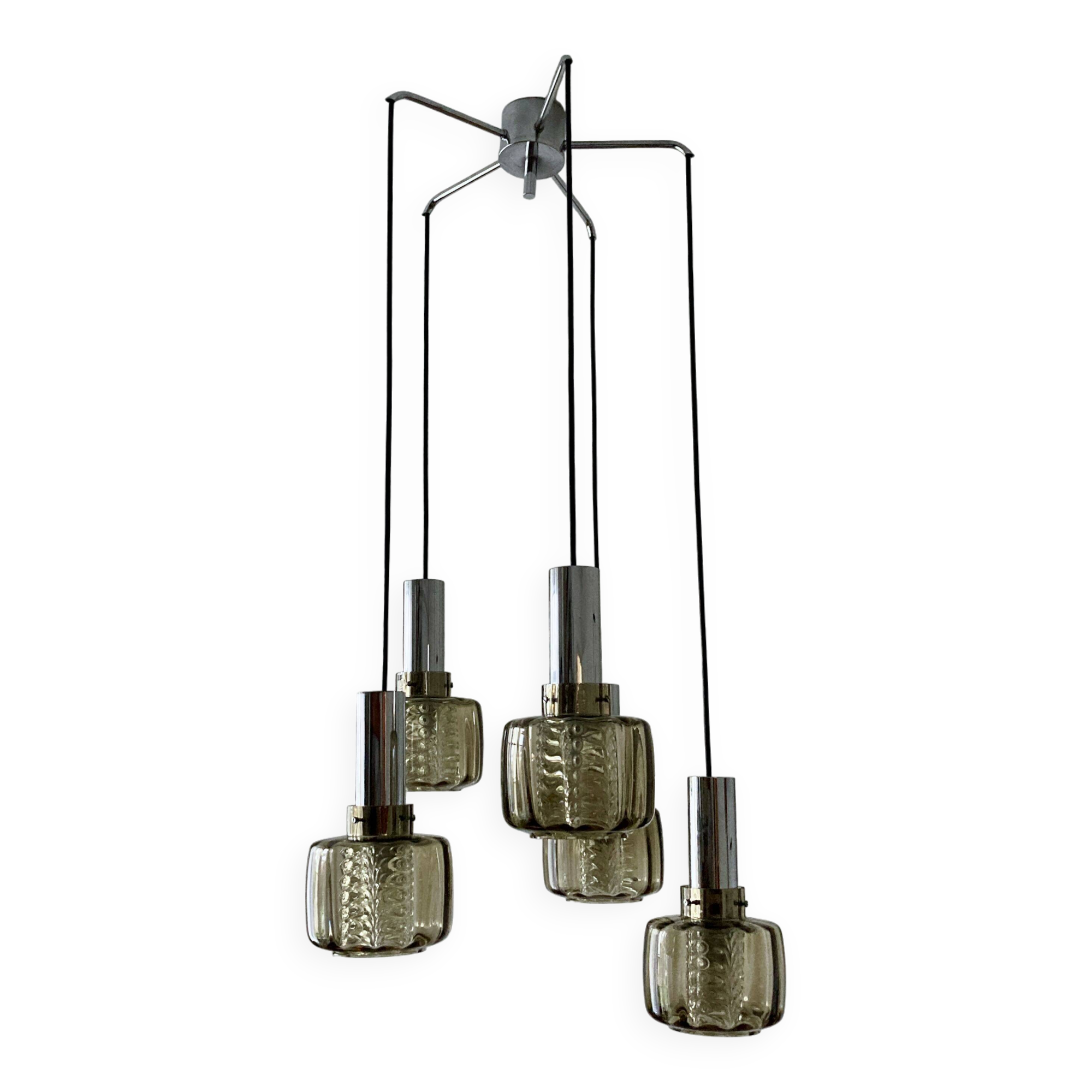 Suspension cascade 5 feux, 1970