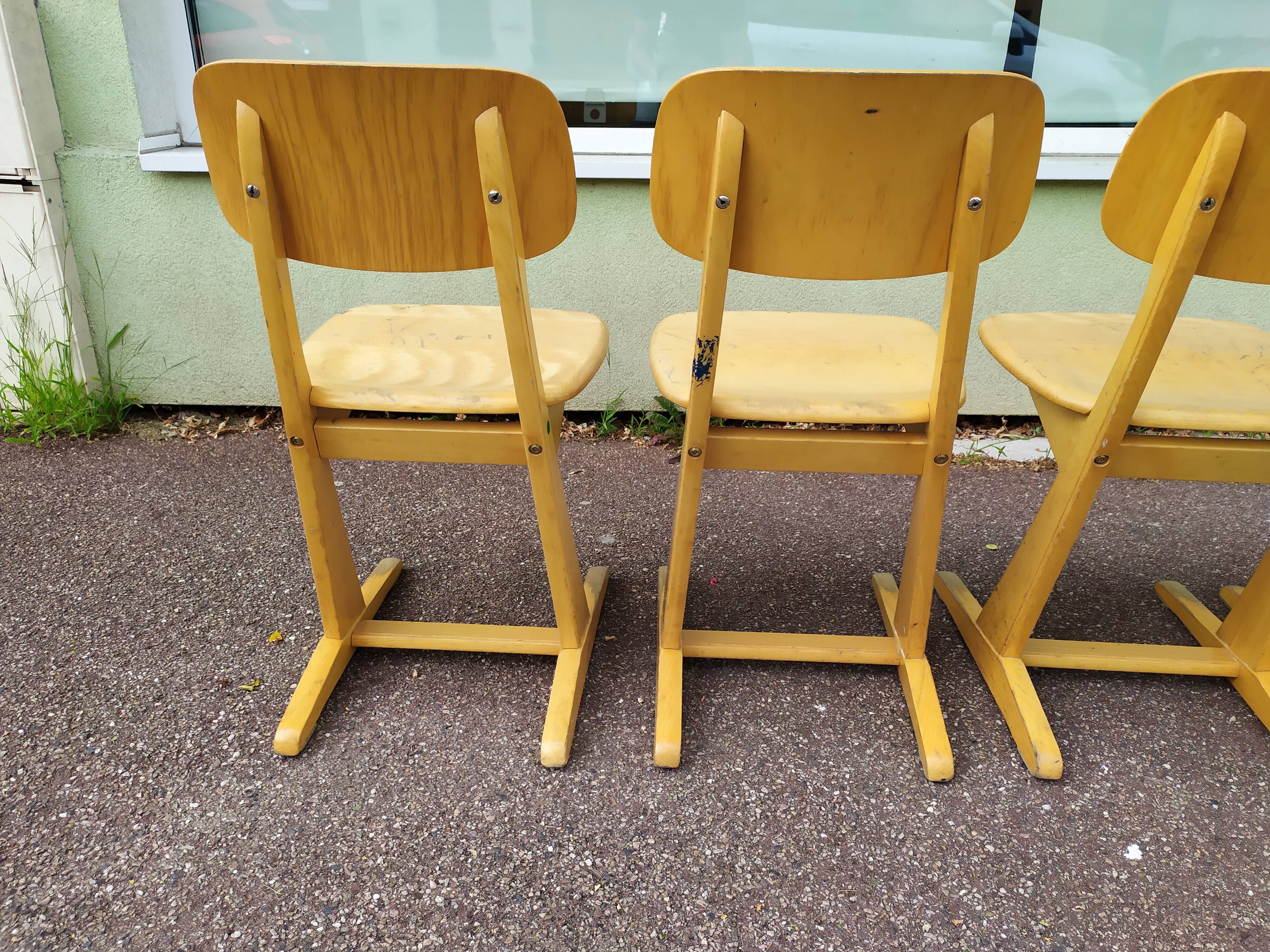 Lot de 4 chaises Casala - vintage