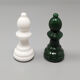 Chess set in volterra alabaster handmade made in italy