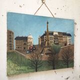 Toile à l’huile « Tour Eiffel »