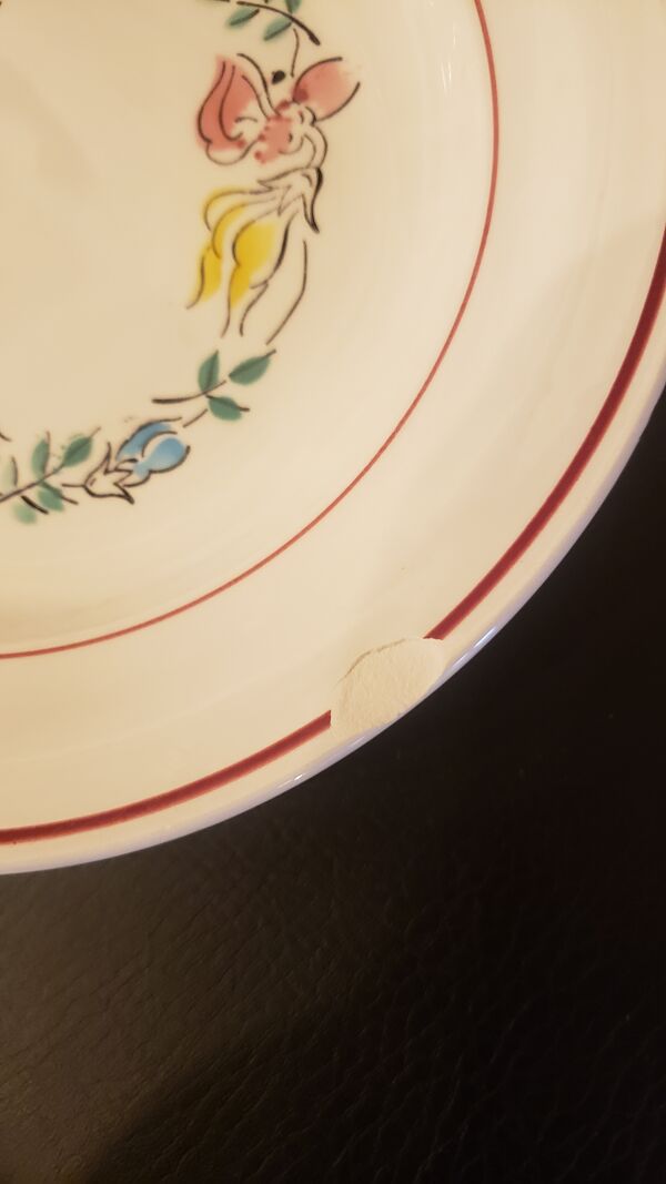 Service de table Céranord poids de senteur 37 pièces