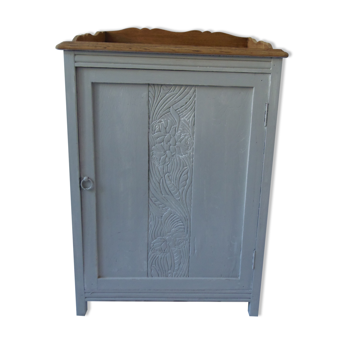 Art Deco confectioner's furniture patinated grey