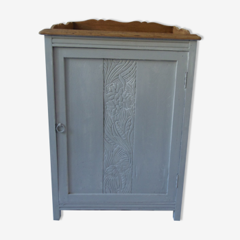 Art Deco confectioner's furniture patinated grey