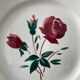 Set of 9 vintage flat plates in Badonviller earthenware