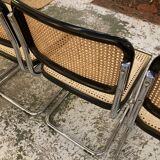 Series of 4 chairs B32 Cesca de Breuer