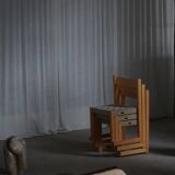 Hans J. Wegner, 'Koldinghus' chairs in beech with woven seat, set of 6, 1988