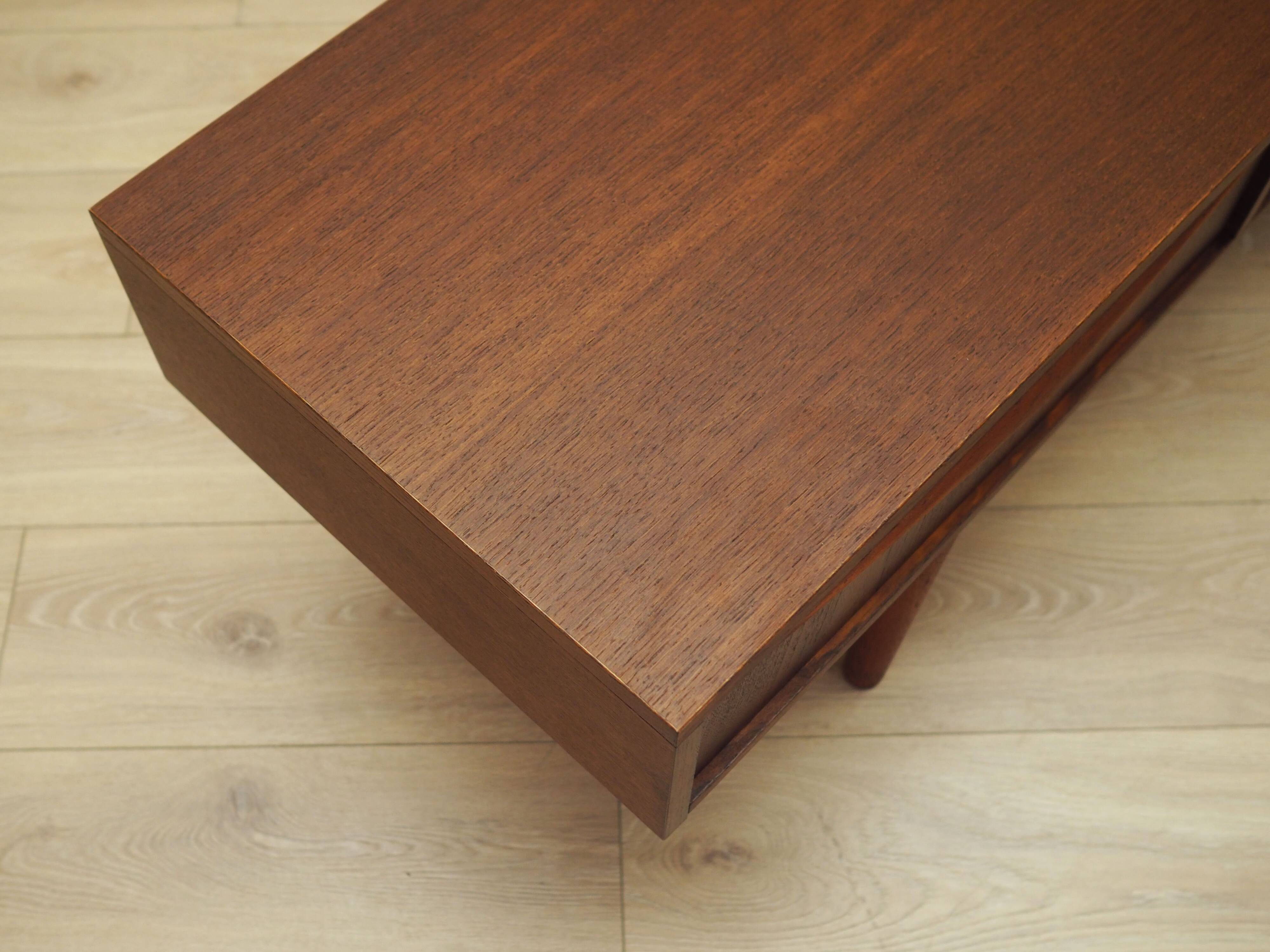 Low oak sideboard, Danish design, 1970s, made in Denmark