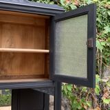 Parisian art deco buffet in solid walnut 1930