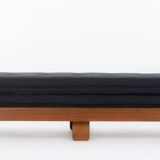 Vintage oak convertible bench by Alain Gaubert