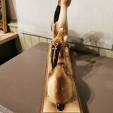 Couple of art deco ceramic antelopes