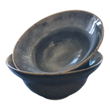 Lot 2 glazed stoneware cups