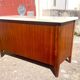 Vintage chest bench 1960. Sapele veneer