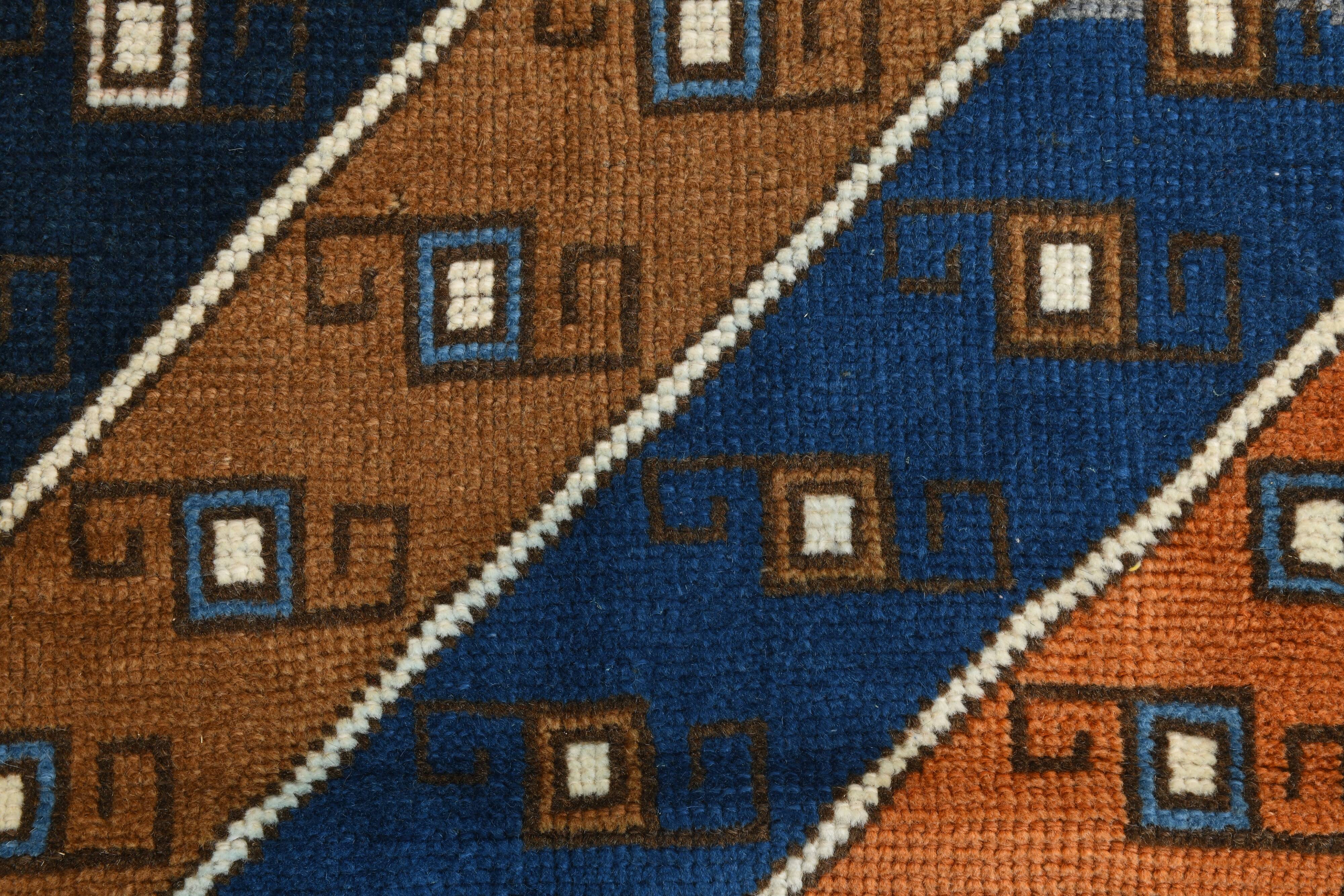 2x9 Modern Oushak Runner Rug 77x277Cm