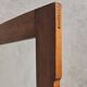 Art Nouveau wall mirror Vienna Secession in walnut frame