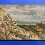 Johan Adolf HAMMES (1905-1994), The Bad Weather at Pierrières, oil painting