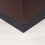 Armoire en acajou, design suédois, années 1960, fabriquée par Ulferts