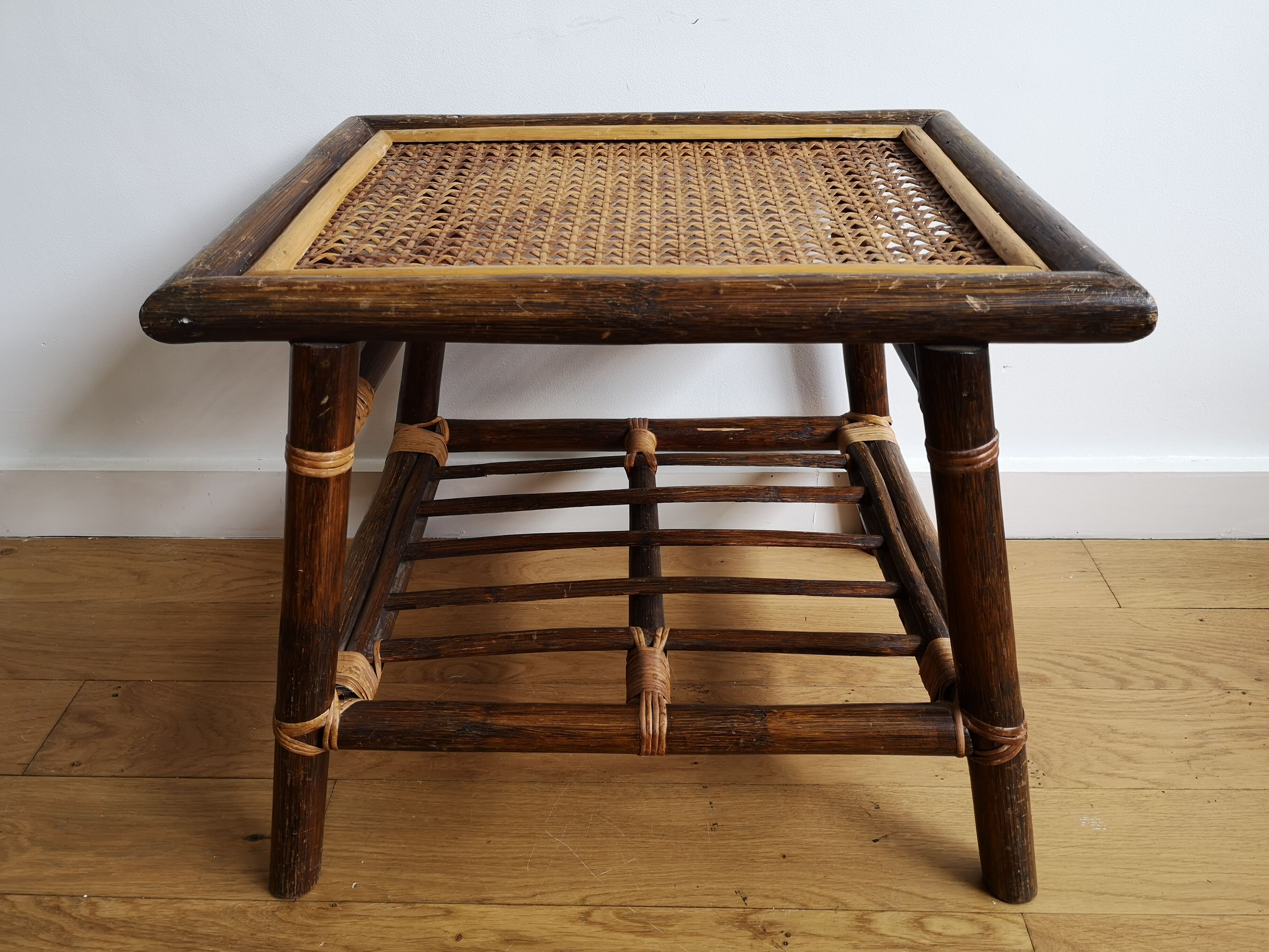 Bamboo coffee table and canning