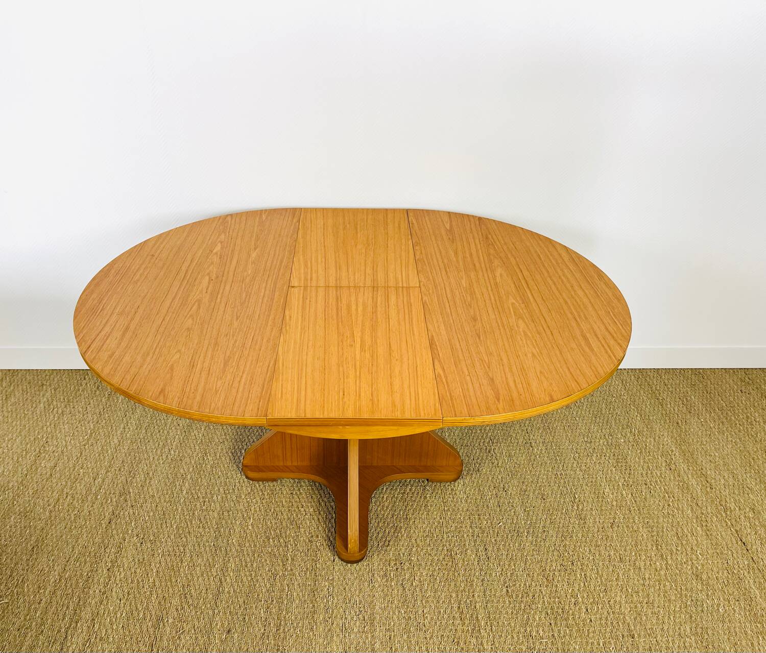 Vintage Scandinavian round dining table