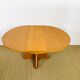 Vintage Scandinavian round dining table
