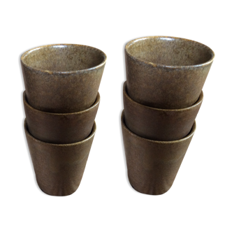 Series of sandstone cups