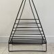 Magazine rack vintage log holder