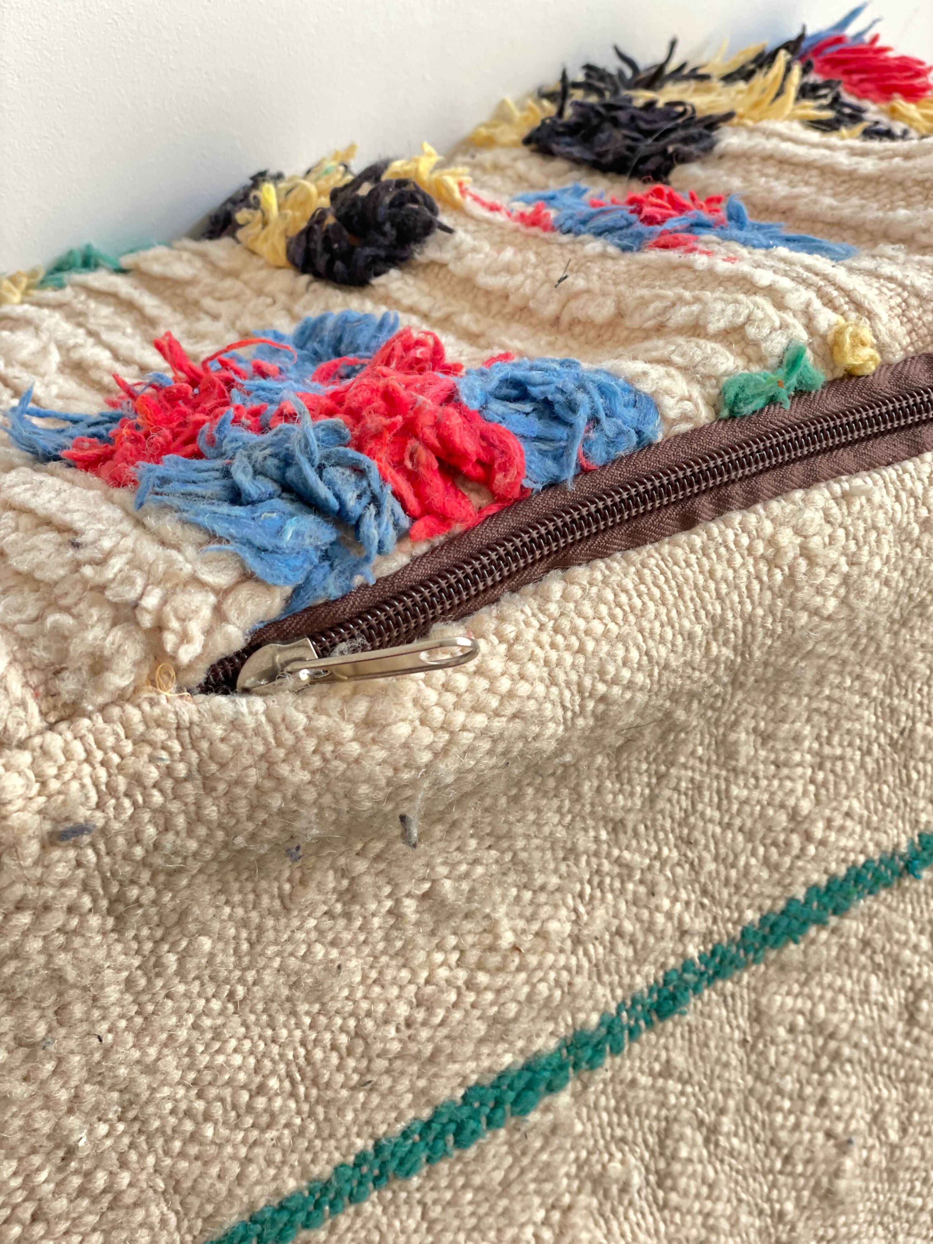 Pouf berbère Marocain Kilim XL