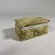 Vintage granite jewelry box with green veins