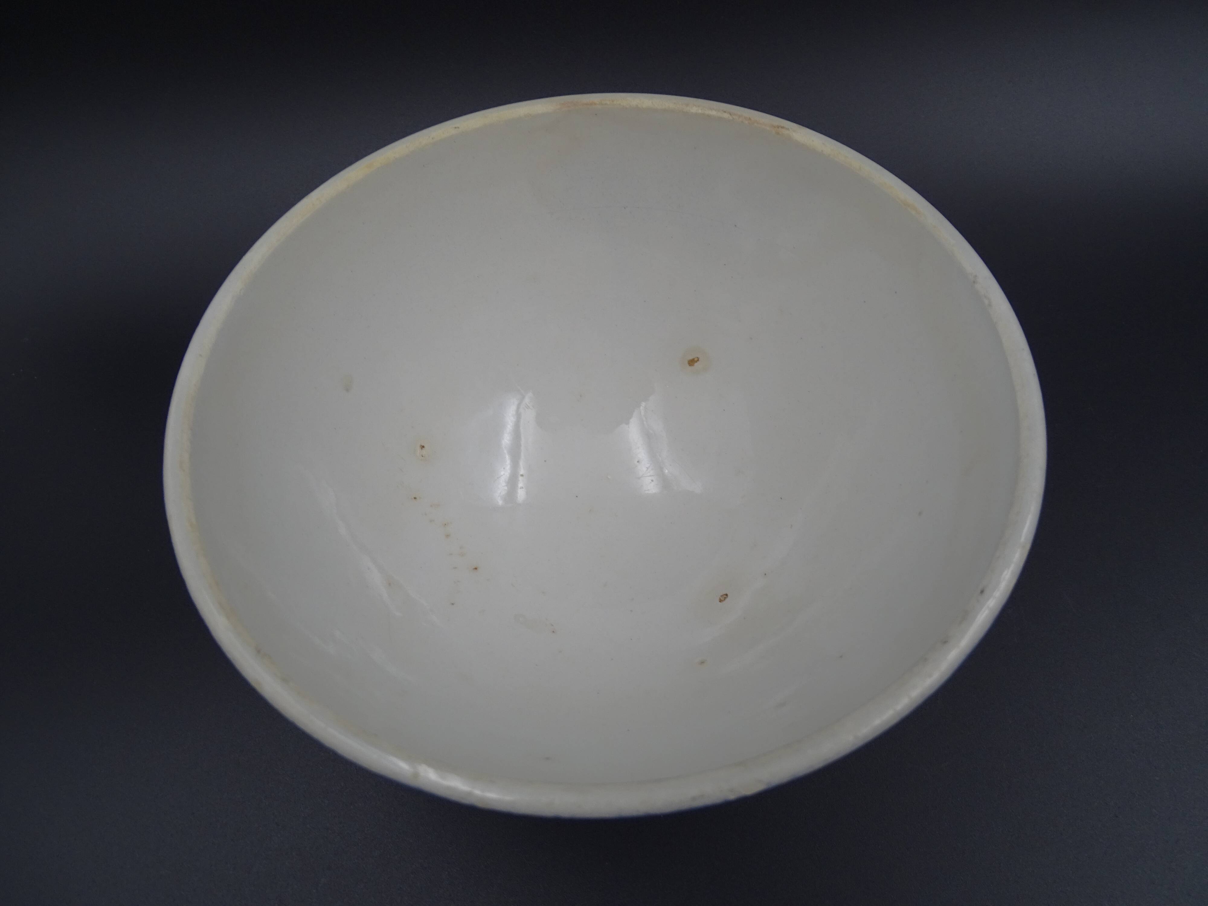 Bowl with earthenware parrots from Badonviller - circa 1940
